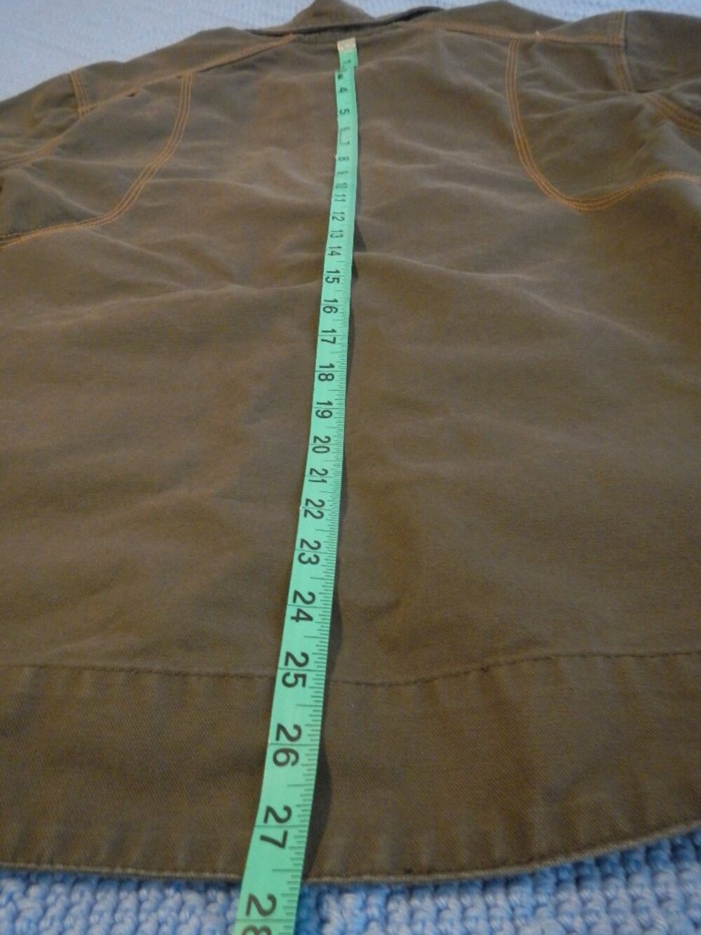2 Men's Small, Cotton Canvas Work Jackets, Brown and Dark Brown, by Dri-Duck - Picture 8 of 12